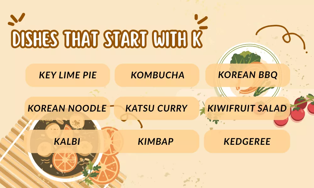 Dishes That Start With K
