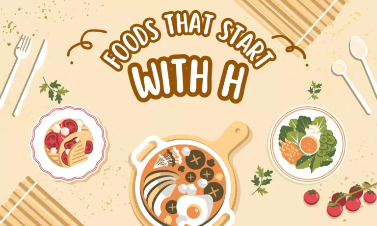 Foods With H
