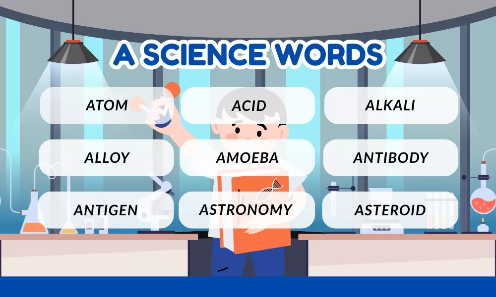 Science Words That Start With A