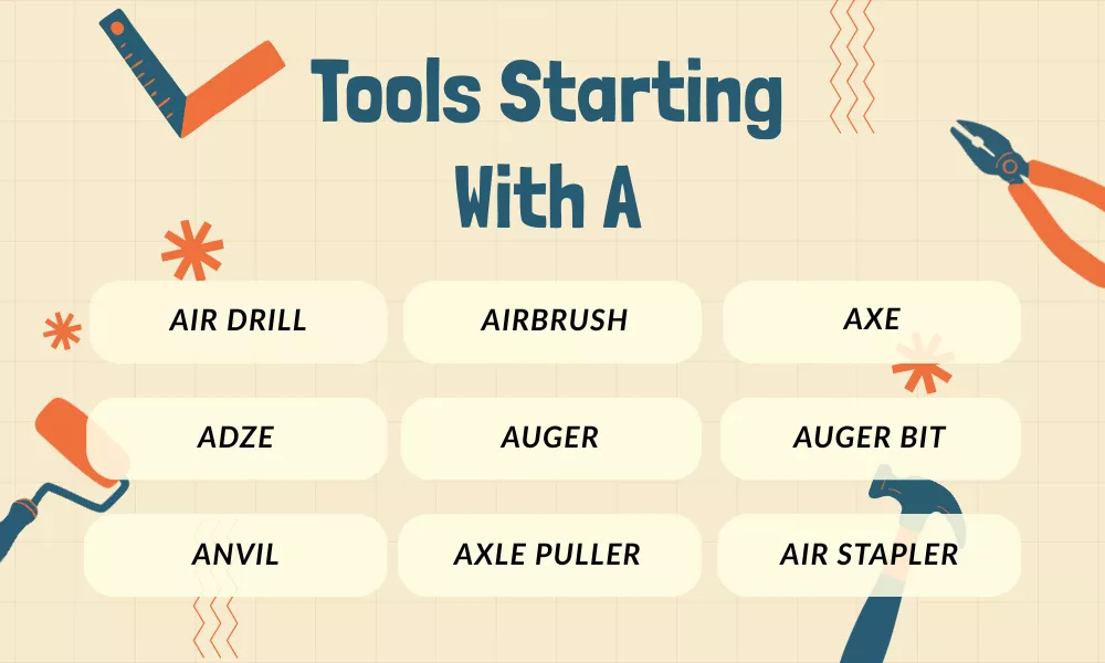 Tools That Start With A Tools That Start With A