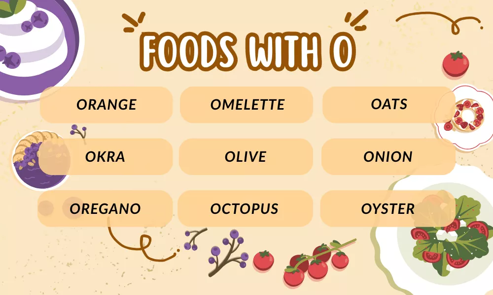 Foods That Start With O Foods That Start With O