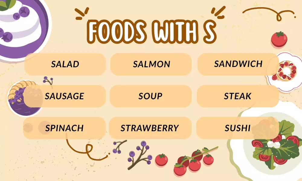 Foods That Start With S Foods That Start With S