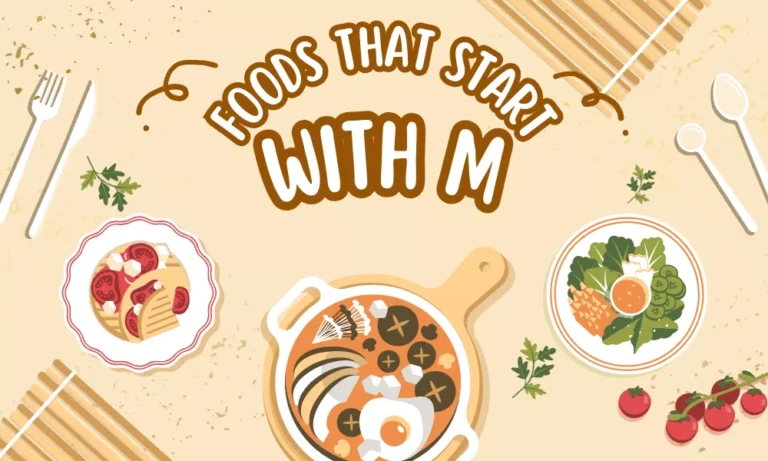 Foods With M