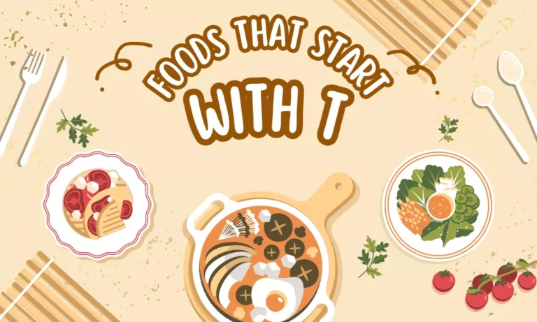 Foods With T