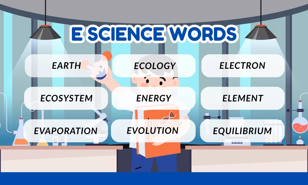 Science Words That Start With E