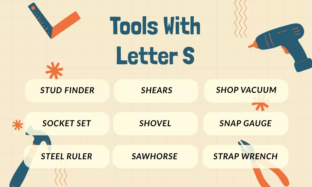 Tools With Letter S