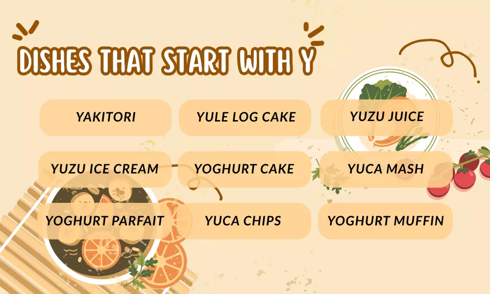 Dishes That Start With Y