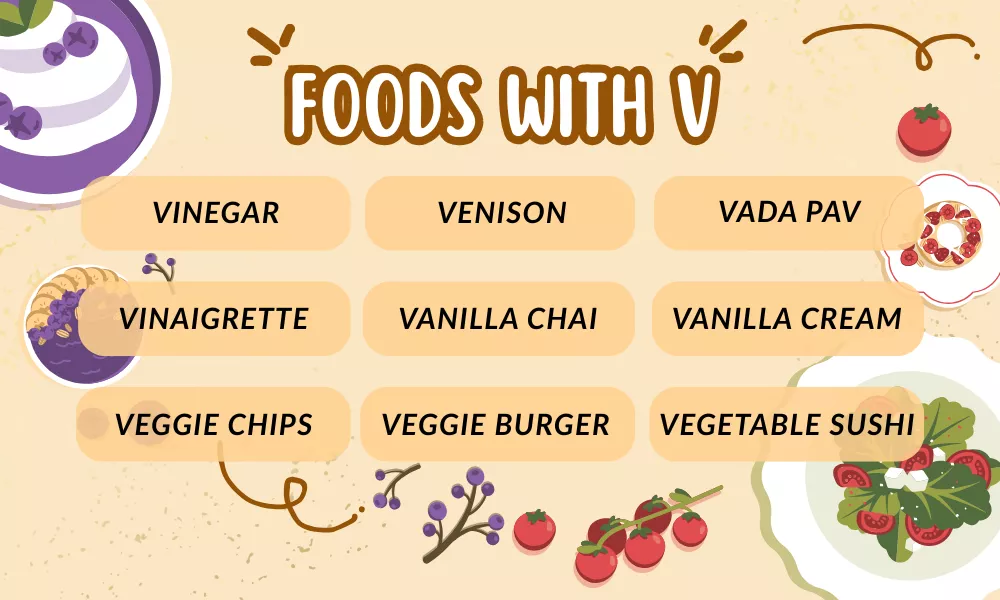 Foods That Start With V