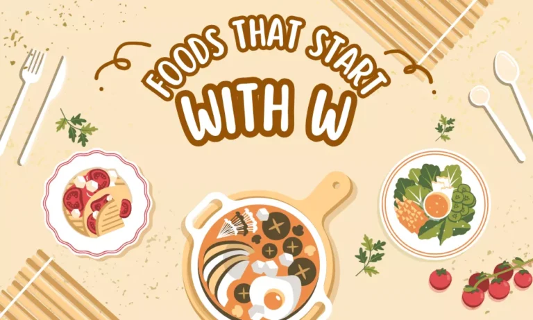 Foods With W