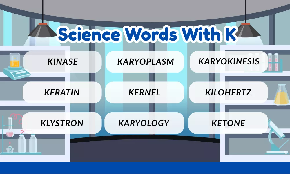 Science Words With K