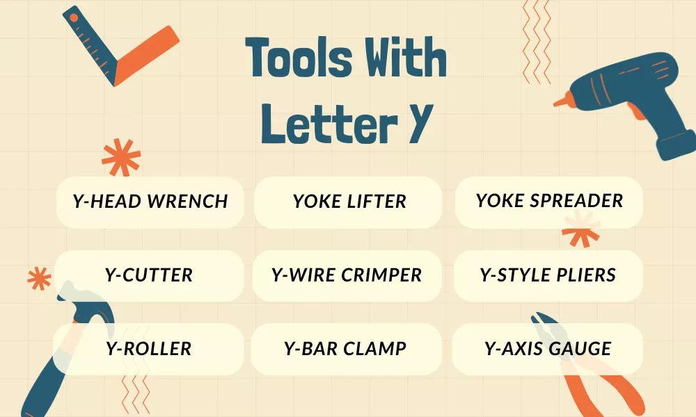 Tools With Letter Y
