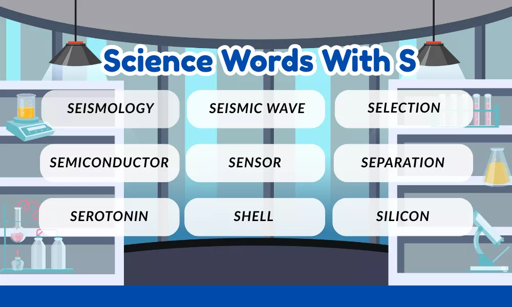 Science Words With S Science Words With S